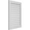 Ekena Millwork Vertical Surface Mount PVC Gable Vent: Functional, w/ 3-1/2"W x 1"P Standard Frame, 28"W x 40"H GVPVE28X4001SF - alternate 3